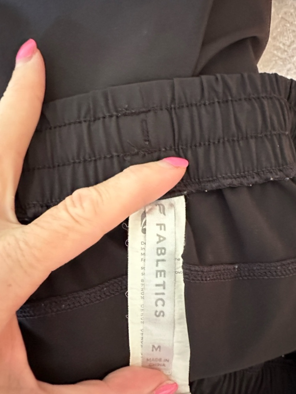 Fabletics Women’s Athletic Shorts with Drawstring - Picture 3 of 3